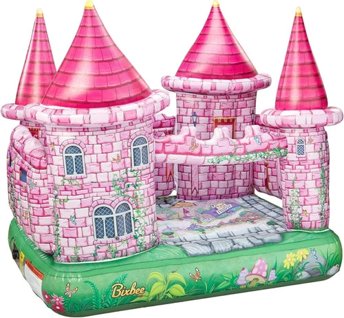 Pink Inflatable Princess Castle Playhouse for Toddlers